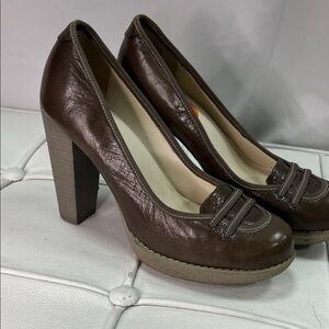 Lacoste Dark Brown Women's Heels